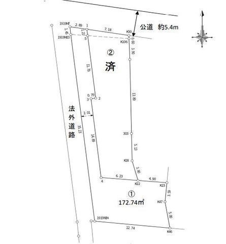間取図/区画図: