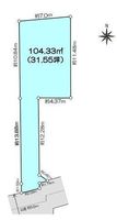 間取図/区画図:【土地31.5坪、南道路！小学校徒7分、中学校徒歩3分！】建築条件無しですのでお好きなハウスメーカーで建築できます！
