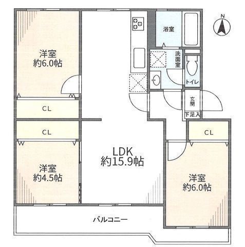 間取図/区画図:間取図