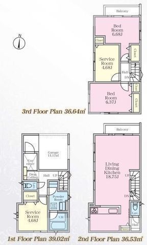 間取図/区画図:【駅徒歩12分の好立地!全4棟の分譲住宅!近隣施設充実で生活便利な立地!】食洗機や浴室乾燥機など設備充実!充実のアフターサービス!