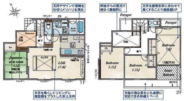 間取図/区画図:【安心の耐震構造住宅、性能評価書付!全12棟の分譲住宅!】小学校徒歩7分!スーパーなども近く近隣施設充実で生活便利な立地です!モデルハウスございます!