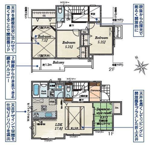 間取図/区画図:【安心の耐震構造住宅、性能評価書付!全12棟の分譲住宅!】小学校徒歩7分!スーパーなども近く近隣施設充実で生活便利な立地です!モデルハウスございます!