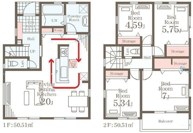 間取図/区画図:間取図