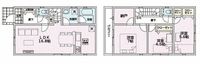 間取図/区画図:間取図1号棟