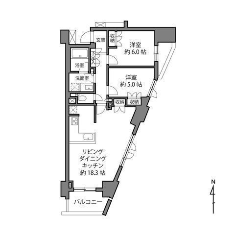 間取図/区画図:【辻堂駅・テラスモール湘南まで徒歩5分の好立地!南東角部屋のため陽当たり眺望通風良好!】ペット飼育可能です!食洗機や浴室乾燥、床暖房がうれしい標準設備!