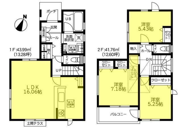 間取図/区画図:【3路線利用可で都心へのアクセス良好!全6棟の分譲住宅地!】小学校、スーパーも徒歩10分圏内!浴室TVや玄関カードキーなど標準設備充実!