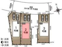 間取図/区画図:2号棟