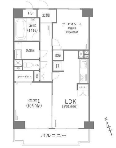 間取図/区画図:【駅徒歩10分の好立地!室内充実のフルリフォーム!全棟無し陽当たり良好!】南西側バルコニー!コンビニ徒歩1分、スーパーまで徒歩7分!