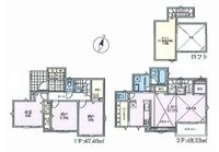 間取図/区画図:【香川駅まで徒歩5分！全10棟の開発分譲地！自然豊かな住環境】広いLDKは解放感たっぷり光溢れる勾配天井！2階リビングで周囲を気にせずリラックス