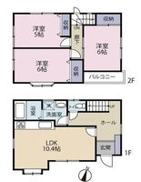 間取図/区画図:【南側道路で陽当たり良好！静かで落ち着いた閑静な住宅街】教育施設や公園が近く子育て世代にやさしい環境すっきり整理整頓できる全居室収納スペースあり