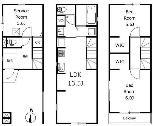 間取図/区画図:安心の耐震構造住宅、性能評価書付!南道路幅員5.5mで陽当り良好です!全室収納・ダブルWICで収納豊富な間取!モデルハウスございます!