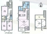 間取図/区画図:【海まで500m・徒歩7分！全9棟の茅ヶ崎市浜須賀開発分譲地】東海道本線「辻堂」駅徒歩35分2階リビングで周囲を気にせずゆっくりできます