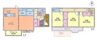 間取図/区画図:【陽当り良好！3方角地のような立地！充実リフォームの3SLDK】2路線利用可！湘南台駅徒歩22分駐車スペースは2台分（車種要確認）周辺環境充実