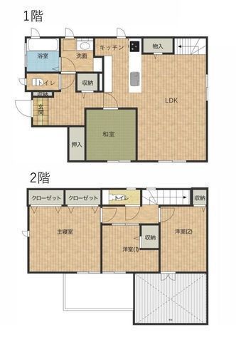 間取図/区画図:【大和ハウス施工!角地で陽当たり・風通し良好!令和1年築の築浅住宅】南町田グランベリーパーク駅 徒歩19分閑静な住宅街・設備も充実