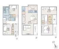 間取図/区画図:【全12棟の分譲住宅！湘南モールフィルまで徒歩10分の好立地！】収納豊富・南側バルコニーで広く明るい間取です！即内覧できます！
