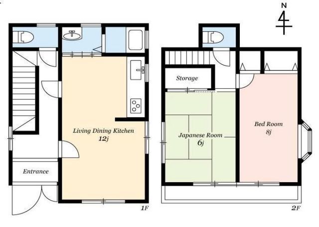 間取図/区画図:【内装フルリフォーム済・駅徒歩7分、南道路の角地戸建!】全室二面採光・南向きで陽当り良好!閑静な住宅街で住みやすい住環境です!