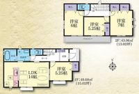 間取図/区画図:【桜ヶ丘駅徒歩11分！土地100m2超、全4棟の長期優良住宅】安心の耐震構造と性能評価書付き全居室収納スペースあり駅まで徒歩圏内で通勤通学に便利