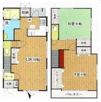 間取図/区画図:【人気の海側エリア！お庭・車庫付き日照良好な2LDK戸建】辻堂駅徒歩14分、平坦な立地スーパー・コンビニ徒歩5分平坦な立地のため、自転車利用で快適