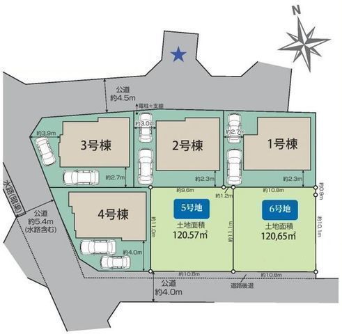 間取図/区画図:【海風漂う茅ヶ崎!敷地36坪超の整形地、南側道路4.0mで陽当たり良好】周辺環境充実の暮らしやすい立地建築条件なしのためお好きなハウスメーカーで建築可能