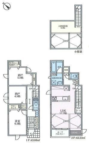 間取図/区画図:【辻堂駅まで徒歩20分の好立地!吹き抜けのある大型LDK】スーパー・小学校・公園が近く住環境充実住人以外の車の進入も少なく、お子様を持つご家庭も安心