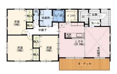 間取図/区画図:【敷地93坪超!ゆとりある平屋住宅!カースペース2台以上可】広いお庭でバーベキューなど楽しめます角地+高台に位置しているため眺望・通風・陽当たり良好