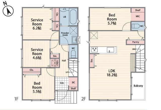 間取図/区画図:【ZEH水準省エネルギーハウスの新築戸建全4棟!カースペース2台可!】2沿線利用可能な茅ヶ崎駅までバス8分「今宿」停歩4分全棟LDK18帖超、収納豊富