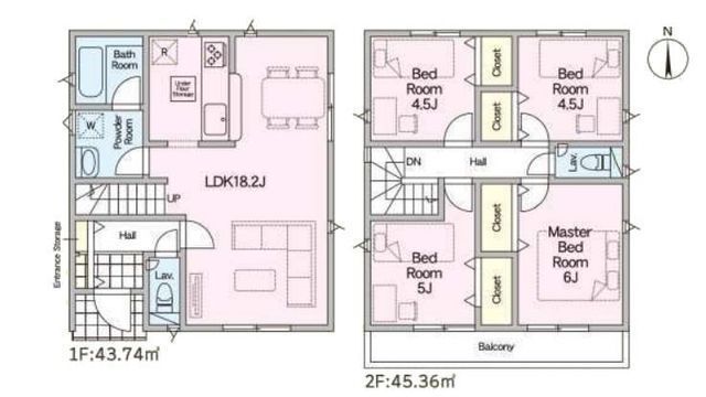 間取図/区画図:【制震装置SAFE365搭載+性能評価書取得の安心住まい】カースペース3台可!海老名駅バス16分「国分寺台第7」停歩2分接道南向きで陽当たり良好