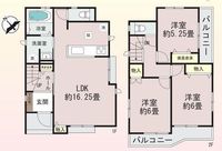 間取図/区画図:【全2棟！公園まで徒歩1分、地震に強い耐震構造で安心の住まい】カースペース1台可高座渋谷駅まで徒歩19分2面バルコニーで陽当り良好全居室収納あり
