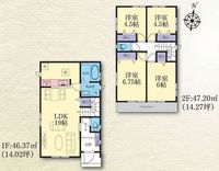 間取図/区画図:【全11棟！高低差のないフラットな新しい街並みが誕生！耐震等級3取得の安心設計】桜ヶ丘駅まで徒歩13分小学校徒歩1分！公園も近く子育て環境良好