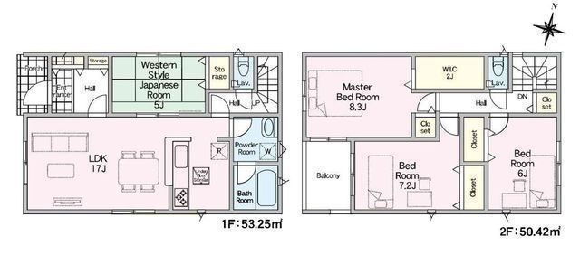 間取図/区画図:【全4棟の個性豊かな住まい!安心の耐震・制震構造+性能評価書付き】キッチンから直接洗面室に出入できる家事動線を考えたプラン駅まで徒歩圏内で通勤通学に便利