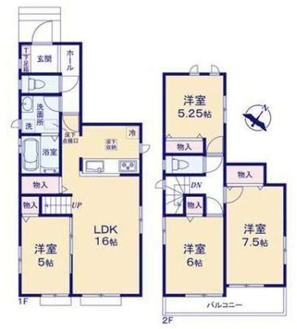 間取図/区画図:【生活利便施設が身近に揃う全8棟！長期優良住宅＋性能評価書付き】ZEH水準の断熱性能を備え年中快適に過ごせる省エネ設計周辺環境充実の暮らしやすい立地