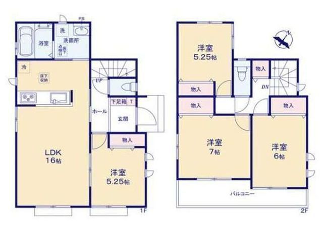 間取図/区画図:【生活利便施設が身近に揃う全8棟！長期優良住宅＋性能評価書付き】ZEH水準の断熱性能を備え年中快適に過ごせる省エネ設計周辺環境充実の暮らしやすい立地