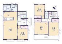 間取図/区画図:【生活利便施設が身近に揃う全8棟！長期優良住宅＋性能評価書付き】ZEH水準の断熱性能を備え年中快適に過ごせる省エネ設計周辺環境充実の暮らしやすい立地