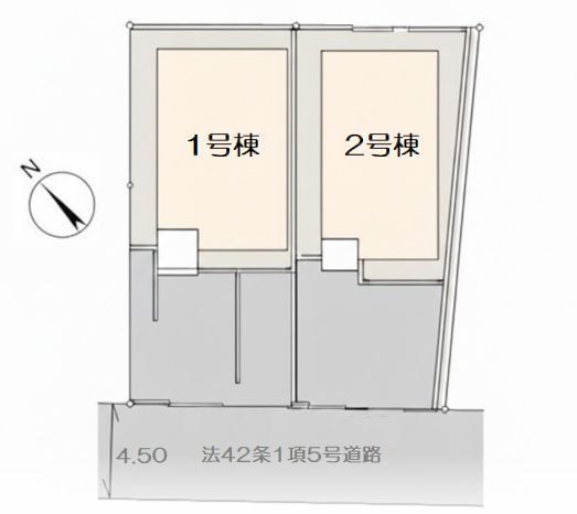 間取図/区画図:2号棟