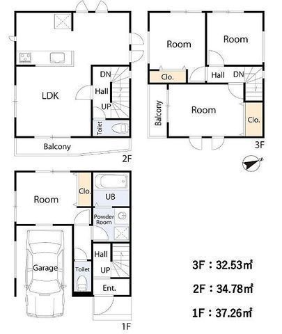 間取図/区画図:【LDK約17帖の4LDK！ZEH基準の省エネ住宅！】全室二面採光で明るく解放感ある間取です！スーパー、小中学校、ドラッグストア徒歩10分以内！