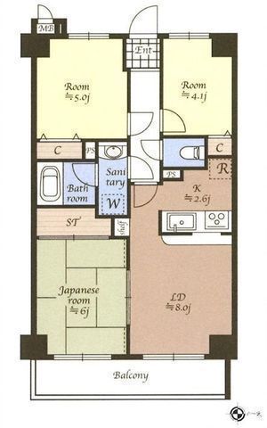 間取図/区画図:【ペット飼育可!陽当たりの良い東壁面、ピアノ演奏も可能な1階3LDK】1階住戸のため下階への音を気にせず暮らせるのが魅力予約制の来客用駐車場を完備