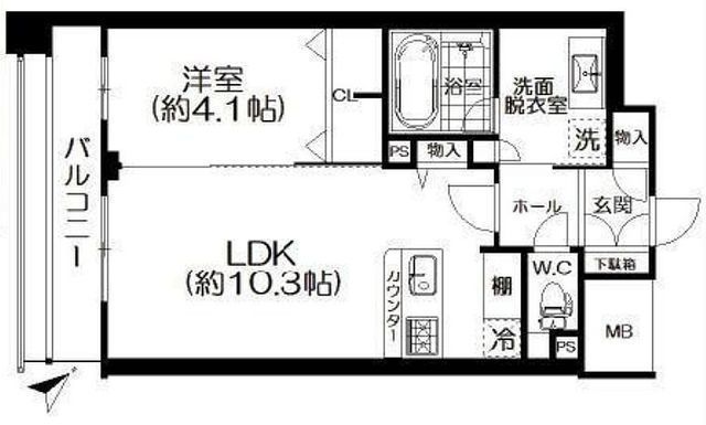間取図/区画図:【3線利用可能な藤沢駅徒歩5分！三重セキュリティで防犯面も配慮された物件】スーパーサミットまで徒歩2分で買い物便利！室内バリアフリー！ペット飼育可！
