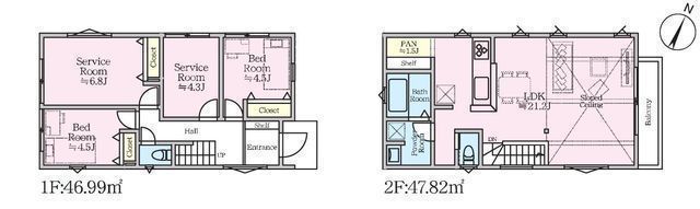 間取図/区画図:【湘南の風を感じる辻堂東海岸エリア！ZEH水準の省エネ性能を備えた住宅】カースペース並列2台可辻堂海浜公園まで徒歩約10分鵠沼海岸駅、辻堂駅徒歩圏内