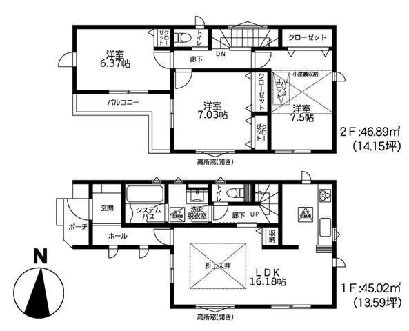 間取図/区画図:【柳島海岸まで徒歩約17分！全室南向きで陽当たり良好の閑静な住宅街】大型浴室TVや食洗機、非接触型ICカードキーなど設備充実利便性のある独立型キッチン