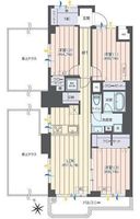 間取図/区画図:【8階部分最上階角住戸！屋上テラスからは相模湾と富士山が望めます！】全室収納、SIC、トランクルームで収納豊富！空室につき即内覧・入居できます！