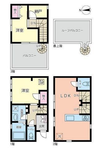 間取図/区画図:【令和5年築！サザンビーチ徒歩3分！空家につき即内覧できます！】ワイドバルコニー・ルーフバルコニーのあるオール電化住宅！