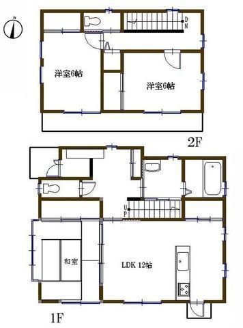 間取図/区画図:【令和8年2月内装フルリフォーム済！開放的な南西角地で陽当たり良好】厚木駅徒歩9分水回り交換やエアコン3台設置済海老名ICも近く交通環境良好
