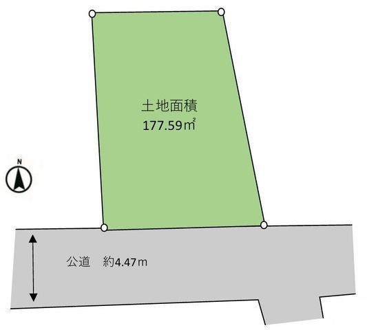 間取図/区画図:【南東角地で陽当り・通風良好!敷地広々53.7坪以上、建築条件なし】かしわ台駅徒歩10分の好立地建築条件なしのためお好きなハウスメーカーで建築出来ます
