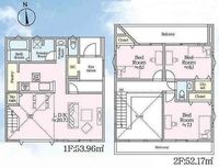 間取図/区画図:【ZEH水準の省エネ住宅！敷地50坪以上！快適性と機能性を追求した空間設計です！】駐車場2台可能！前面道路幅員8ｍで解放感ある立地！即内覧可能です！