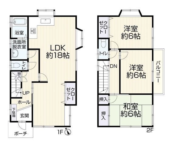 間取図/区画図:【R8.7月内外装リフォーム完工予定!角地で陽当り通風良好、開放感あり】水まわり設備すべて新品交換目の前にはゆったりとした公園高座渋谷駅徒歩圏内