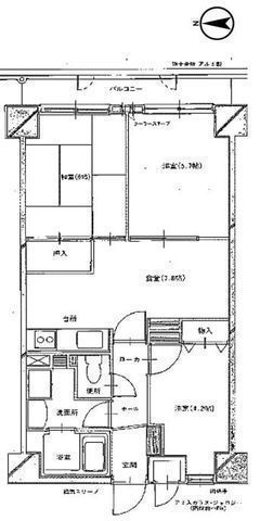 間取図/区画図:【空室につき即内覧可能！駐車場1台付き、オートロックマンション！】朝日の入る東向きバルコニー！コンビニや小学校など徒歩7分以内の好立地です！