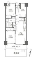間取図/区画図:【水回り一新！R8.7月新規内装リフォーム完了予定3LDK】階下なし！1階部分、南向き専用庭付きペット飼育可（犬猫2頭を限度）浴室サイズアップ！