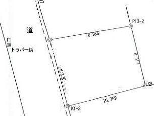 間取図/区画図:【建築条件無しですのでお好きなハウスメーカーで建築できます！】建築しやすい整形地、更地渡し！上下水道、ガス管引込済！
