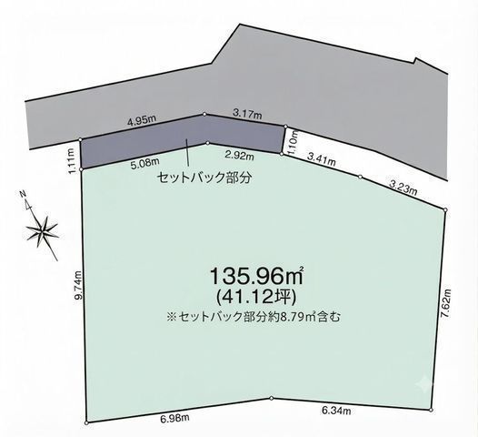 間取図/区画図:【建築条件なし・敷地41坪以上の更地!辻堂海岸・辻堂駅まで徒歩17分】お好きなハウスメーカーで建築出来ます周辺環境充実の暮らしやすい立地
