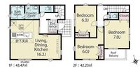 間取図/区画図:【敷地30坪以上！採光重視の南向きで陽当たり良好！モデルハウスあります！】市街地の機能性に閑静な環境を併せ持つ魅力の立地さがみ野駅へのバス便豊富長期優良住宅認定物件